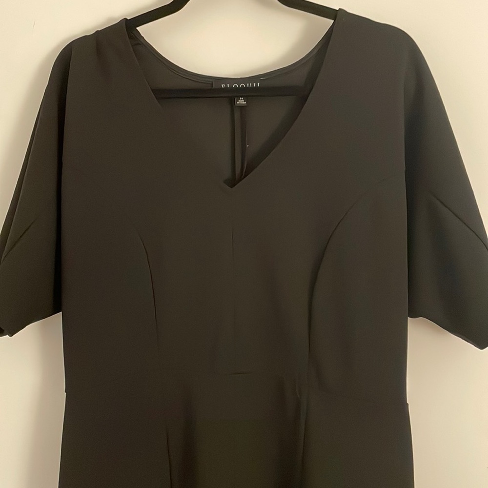 Eloquii Fit and Flare Midi Dress